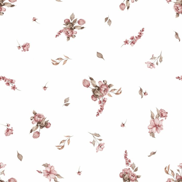Tissu Imprimé Fleuri Leonie, 7 tissus au choix