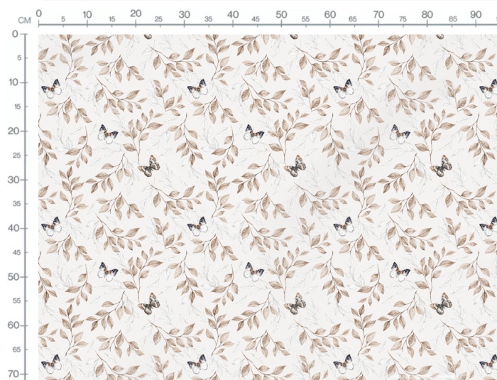 Tissu Imprimé Papillons Ludivine, 7 tissus au choix – Image 3