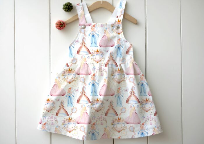 Tissu Imprimé Princesse Pastel, 7 tissus au choix – Image 4