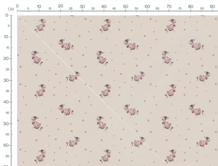 Tissu Imprimé Souris Magique Beige, 7 tissus au choix – Image 3