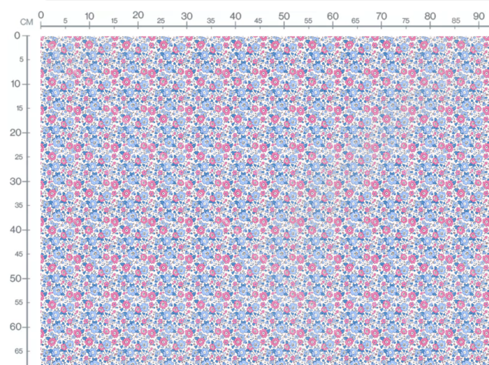 Tissu Fleuri Joie de Vivre Emma, 10 tissus au choix – Image 2