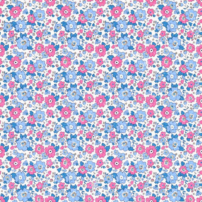 Tissu Fleuri Joie de Vivre Emma, 10 tissus au choix