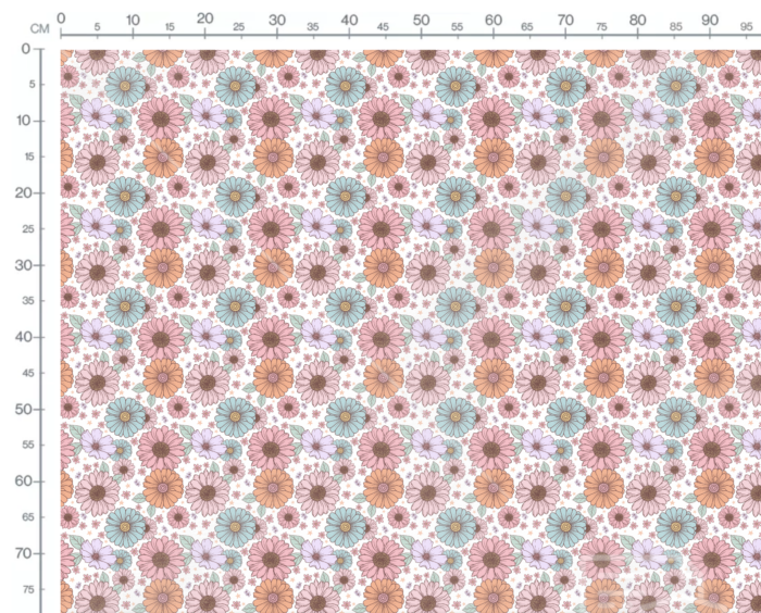 Tissu Fleuri Joie de Vivre Laetitia Petit, 10 tissus au choix – Image 3