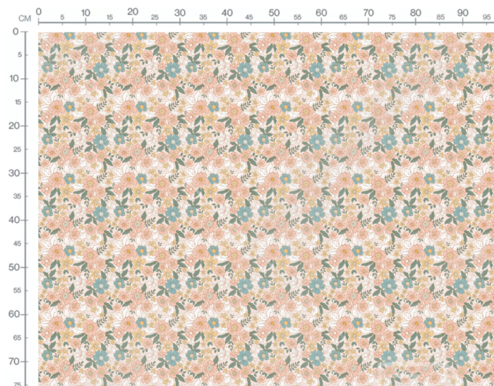 Tissu Fleuri Joie de Vivre Melanie Petit, 10 tissus au choix – Image 3