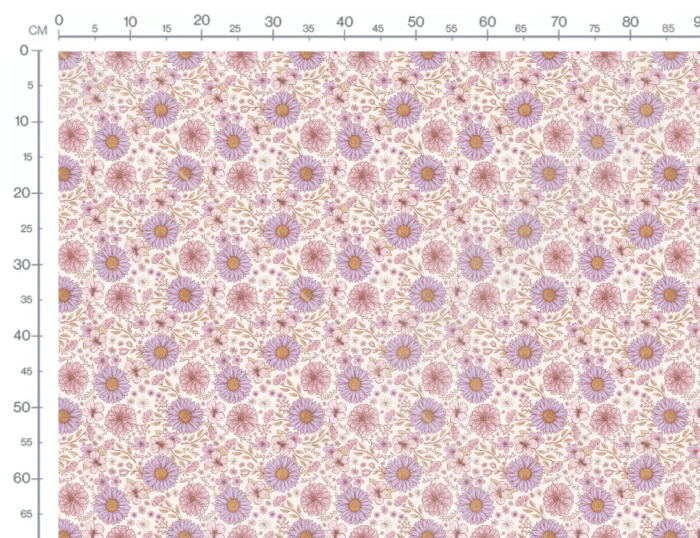 Tissu Fleuri Joie de Vivre Amandine Petit, 10 tissus au choix – Image 3