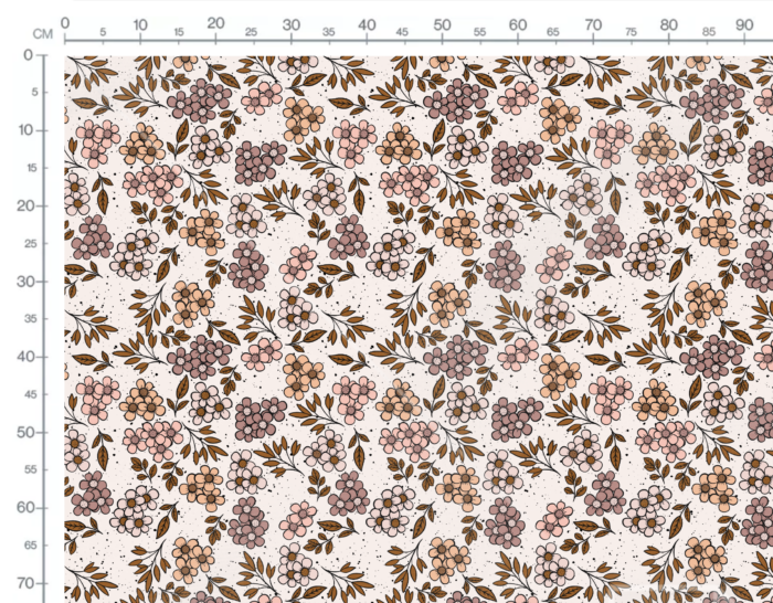Tissu Fleuri Joie de Vivre Cindy Grand, 10 tissus au choix – Image 3