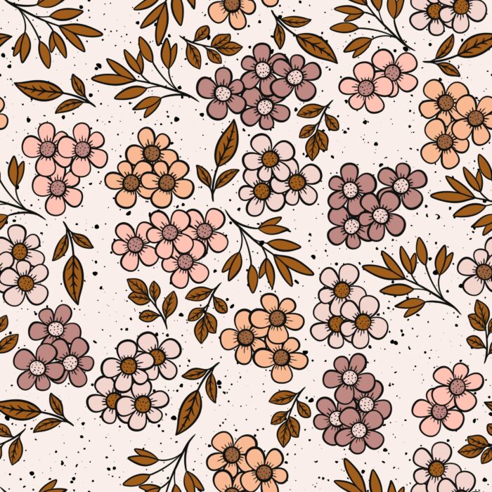 Tissu Fleuri Joie de Vivre Cindy Grand, 10 tissus au choix
