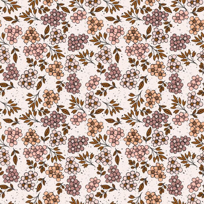 Tissu Fleuri Joie de Vivre Cindy Petit, 10 tissus au choix