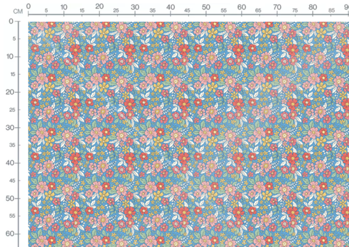 Tissu Fleuri Joie de Vivre Fanny Petit, 10 tissus au choix – Image 3