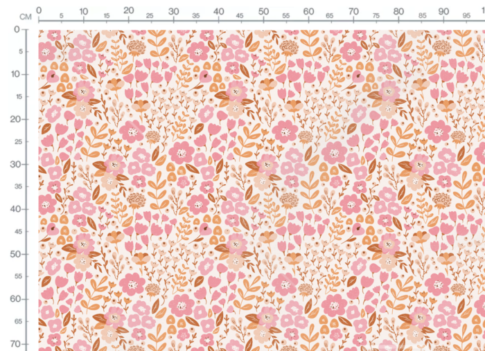 Tissu Fleuri Joie de Vivre Samantha Grand, 10 tissus au choix – Image 3