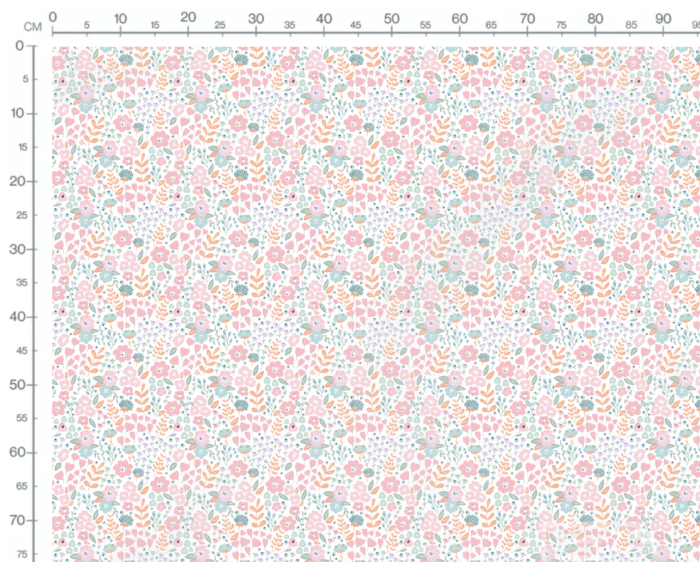 Tissu Fleuri Joie de Vivre Sandra Petit, 10 tissus au choix – Image 3