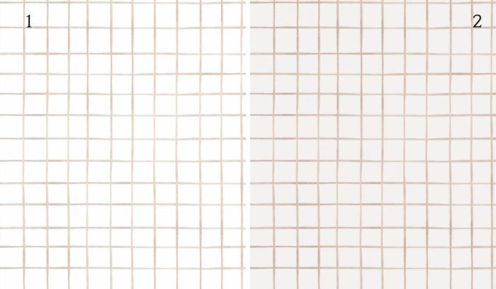 Tissu Imprimé Carreaux Douceur Beige, 2 coloris et 10 tissus au choix