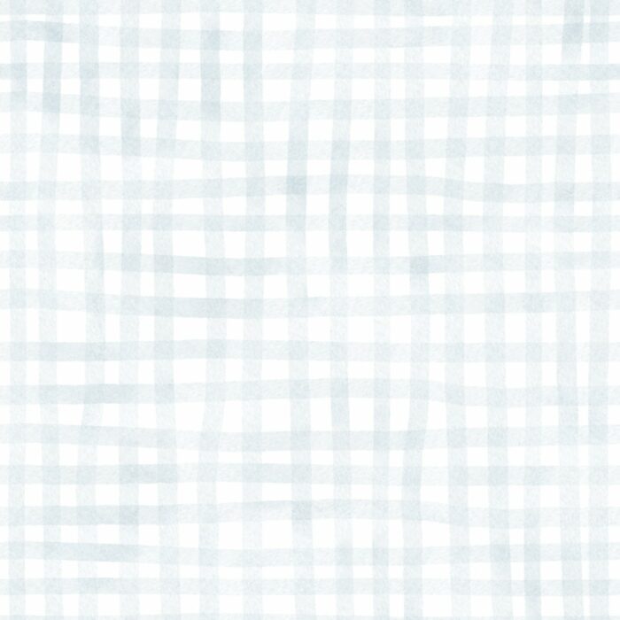 Tissu Imprimé Aquarelle Vichy Bleu Gris, 10 tissus au choix