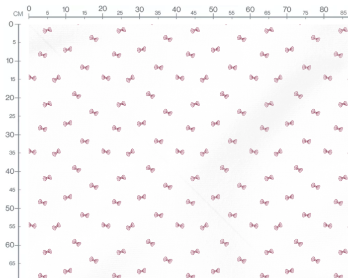 Tissu Imprimé Bébé Noeud Papillon, 4 coloris et 10 tissus au choix – Image 2