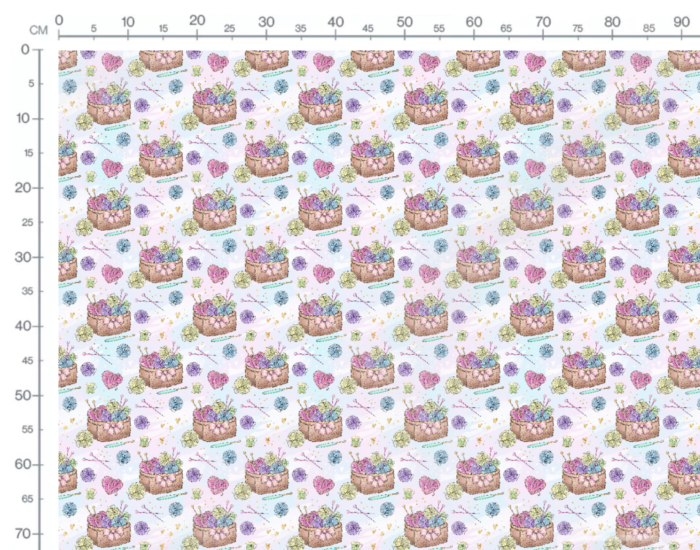 Tissu Imprimé Couture Panier Magique, 10 tissus au choix – Image 3