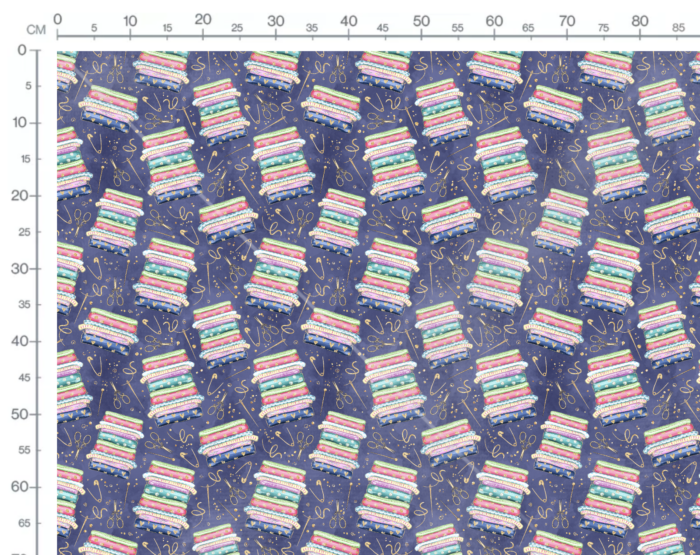 Tissu Imprimé Couture Tissus Couleurs, 10 tissus au choix – Image 2