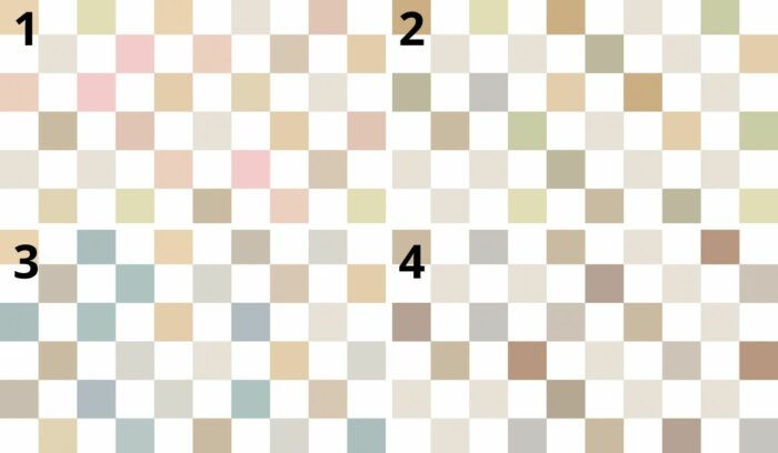 Tissu Imprimé Damier Pastel, 4 coloris et 10 tissus au choix – Image 4