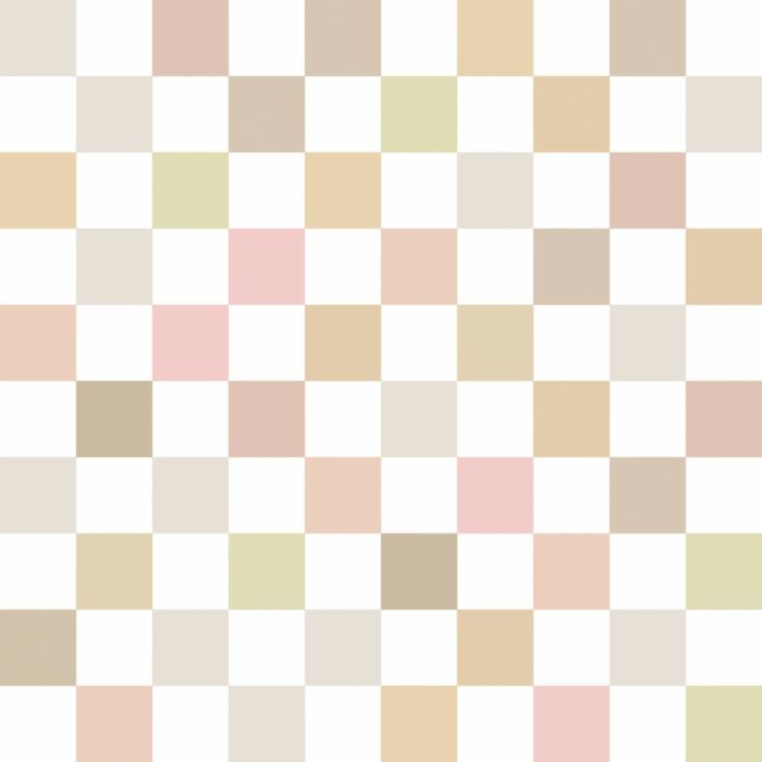 Tissu Imprimé Damier Pastel, 4 coloris et 10 tissus au choix