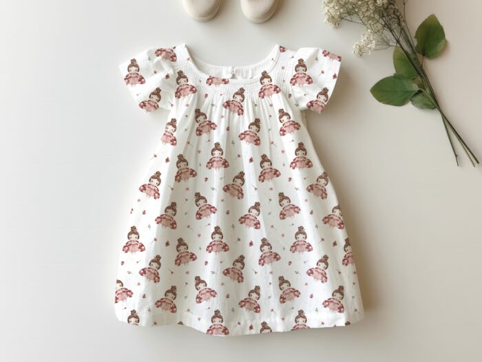 Tissu Imprimé Fille Coccinelle, 10 tissus au choix – Image 4