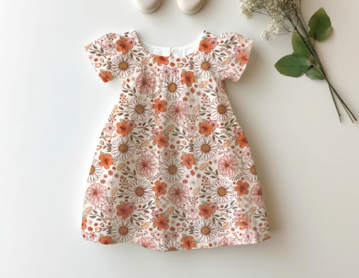 Tissu Fleuri Joie de Vivre Amelie Grand, 10 tissus au choix – Image 4