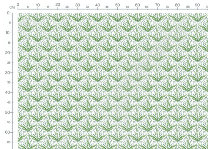 Tissu Imprimé Fleuri Crocus Grand, 2 coloris et 10 tissus au choix – Image 2