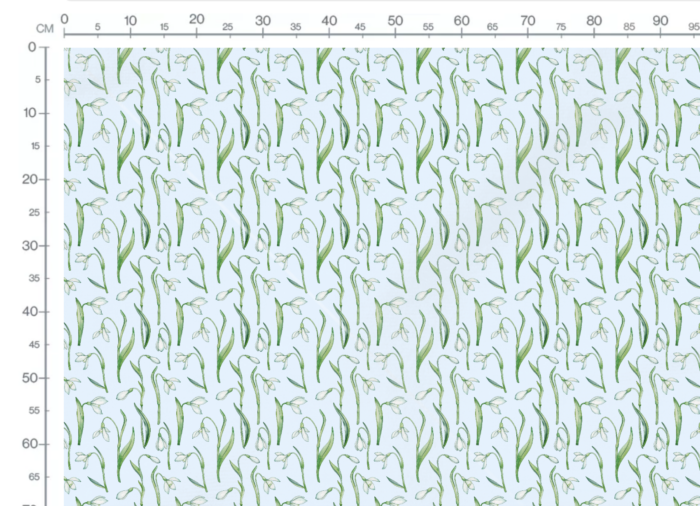 Tissu Imprimé Fleuri Crocus Printemps, 10 tissus au choix – Image 3