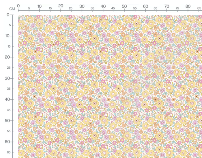 Tissu Fleuri Joie de Vivre Camille Grand, 10 tissus au choix – Image 3