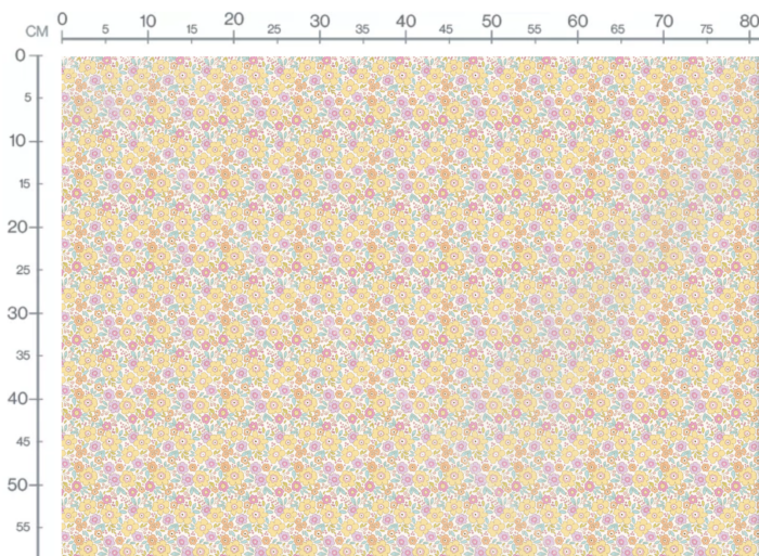Tissu Fleuri Joie de Vivre Camille Petit, 10 tissus au choix – Image 4