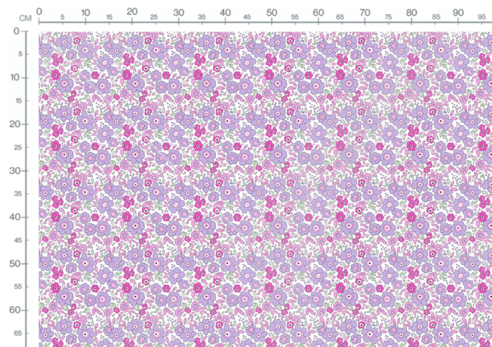 Tissu Fleuri Joie de Vivre Chloe Petit, 10 tissus au choix – Image 2