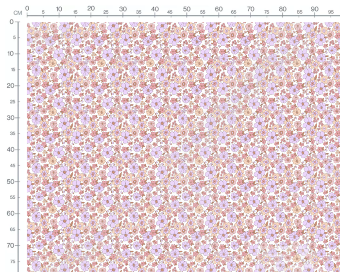 Tissu Fleuri Joie de Vivre Claire Grand, 10 tissus au choix – Image 3