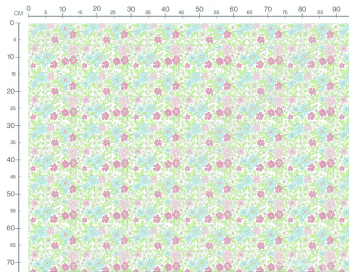Tissu Fleuri Joie de Vivre Elodie Petit, 10 tissus au choix – Image 3