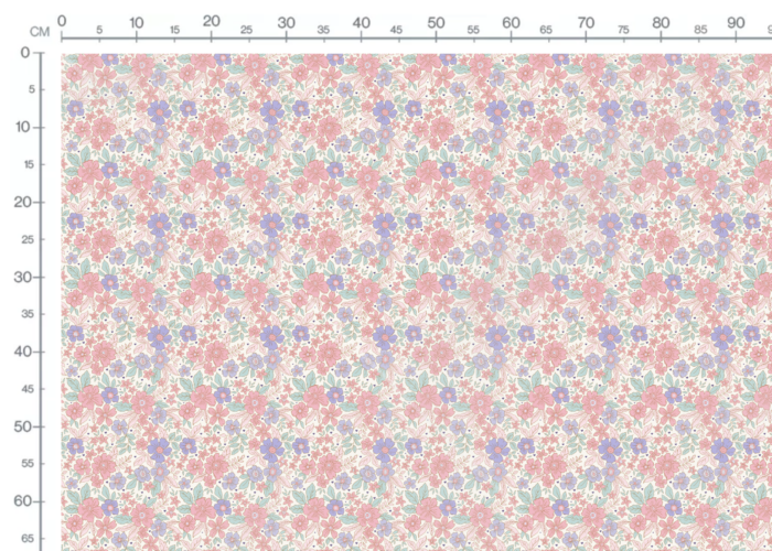 Tissu Fleuri Joie de Vivre Laura Petit, 10 tissus au choix – Image 2