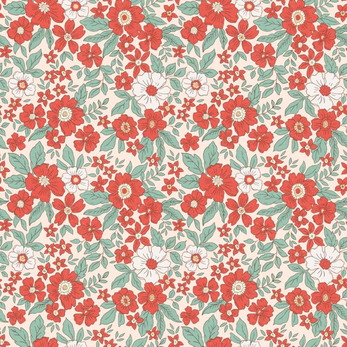 Tissu Fleuri Joie de Vivre Manon Petit, 10 tissus au choix