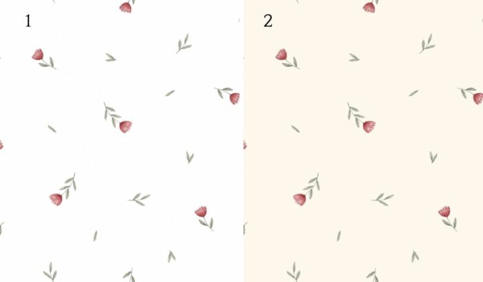 Tissu Imprimé Fleuri Tulipes Douceur, 2 coloris et 10 tissus au choix – Image 4