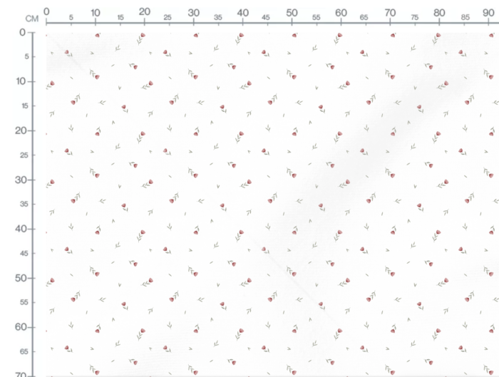 Tissu Imprimé Fleuri Tulipes Douceur, 2 coloris et 10 tissus au choix – Image 2