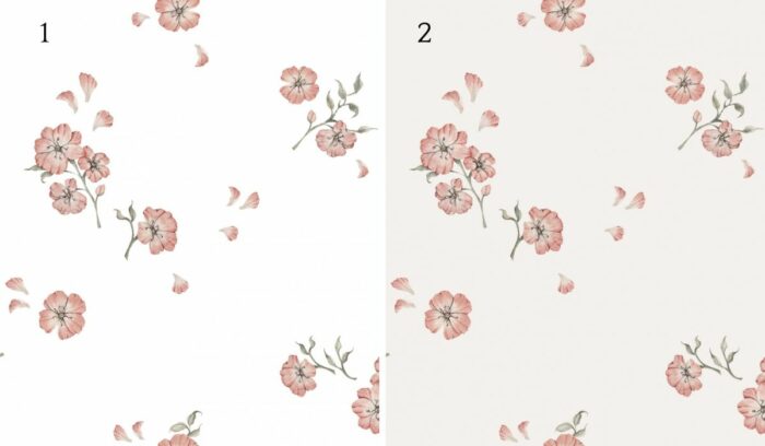 Tissu Imprimé Fleurs Roses Petales, 2 coloris et 10 tissus au choix – Image 4