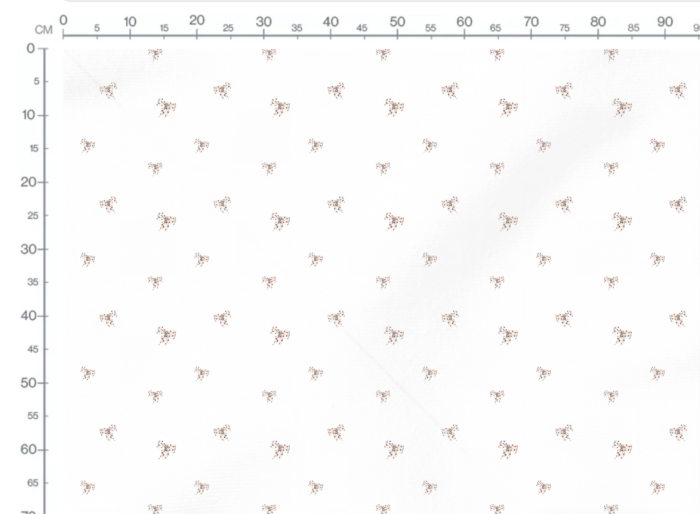 Tissu Imprimé Noeud Papillon Pois, 7 coloris et 10 tissus au choix – Image 3