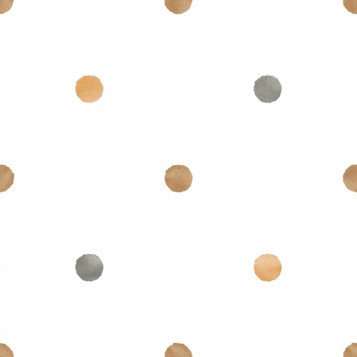 Tissu Imprimé Pois Beige Gris, 10 tissus au choix