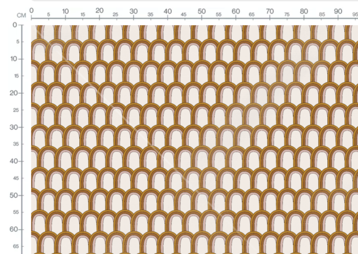 Tissu Imprimé Rétro Groovy Motifs, 10 tissus au choix – Image 3
