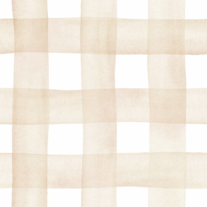 Tissu Imprimé Vichy Aquarelle Grand, 4 coloris et 10 tissus au choix