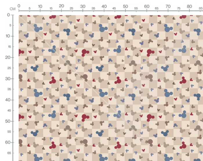 Tissu Imprimé Willie Motifs Beige, 10 tissus au choix – Image 3