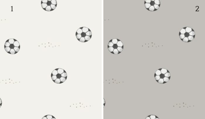 Tissu Imprimé Ballon de Foot, 2 coloris et 10 tissus au choix – Image 4