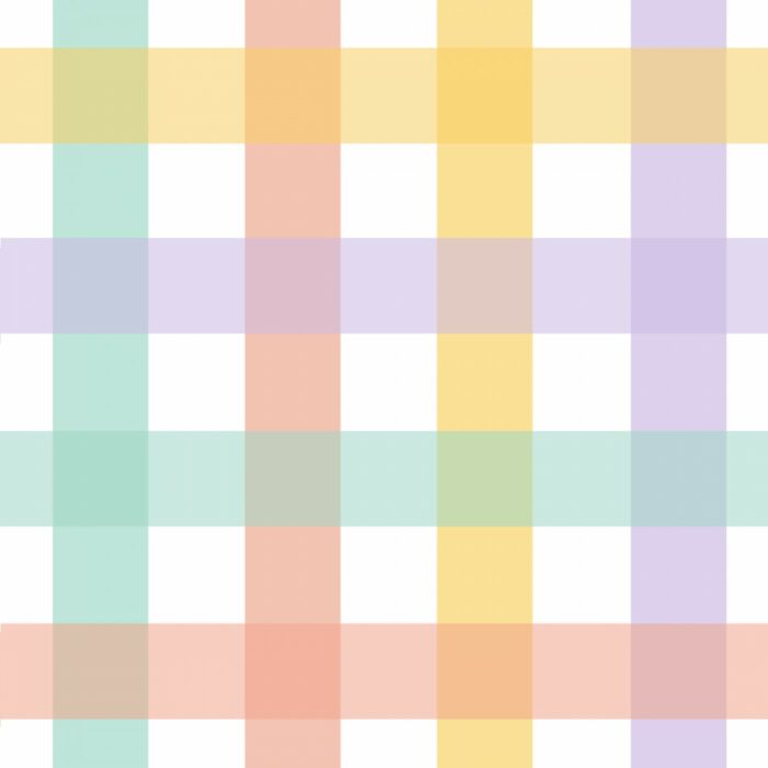 Tissu Imprimé Carreaux Vichy Printemps Pastel, 10 tissus au choix
