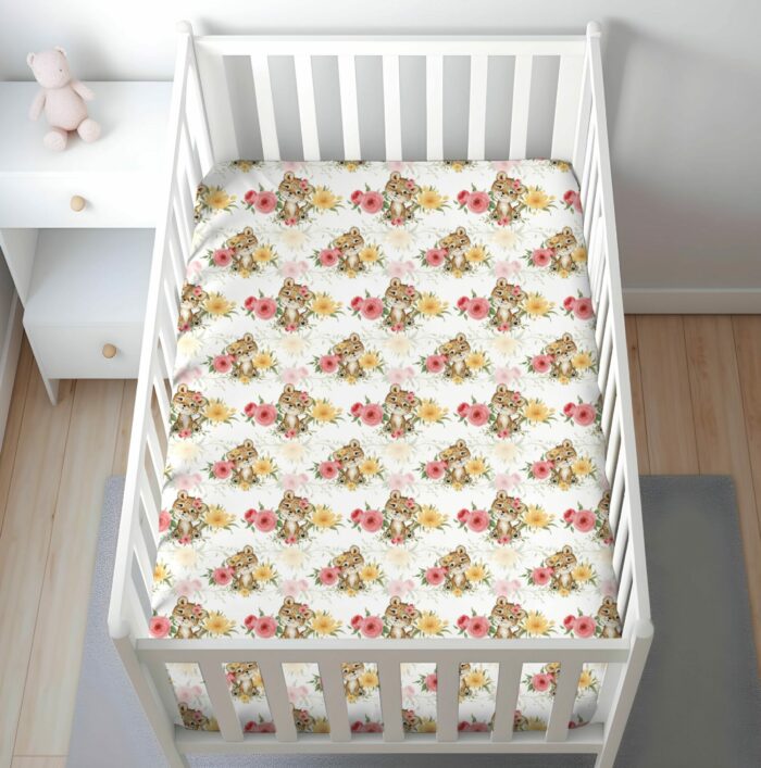 Tissu Exclusif Savane Leopard Mignon Fleurs, 10 tissus au choix – Image 5