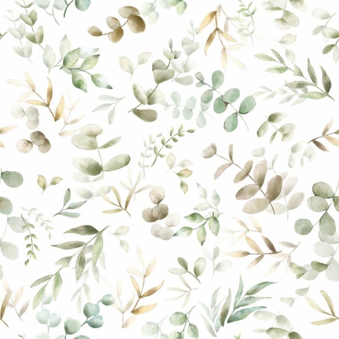 Tissu Imprimé Feuillage, 4 coloris et 10 tissus au choix