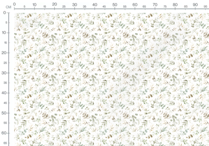 Tissu Imprimé Feuillage, 4 coloris et 10 tissus au choix – Image 3