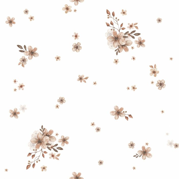 Tissu Imprimé Fleurs Romantiques, 2 coloris et 10 tissus au choix