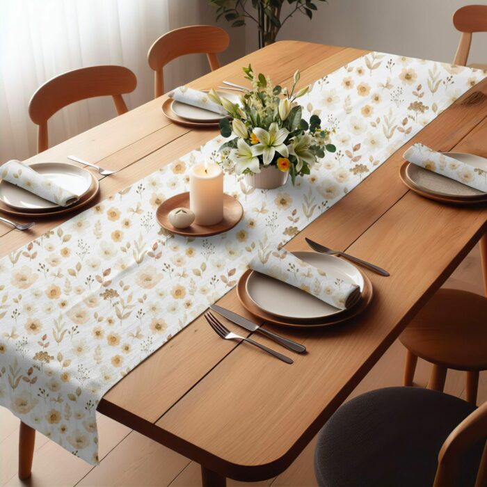 Chemin de Table Champs Fleuri Douceur
