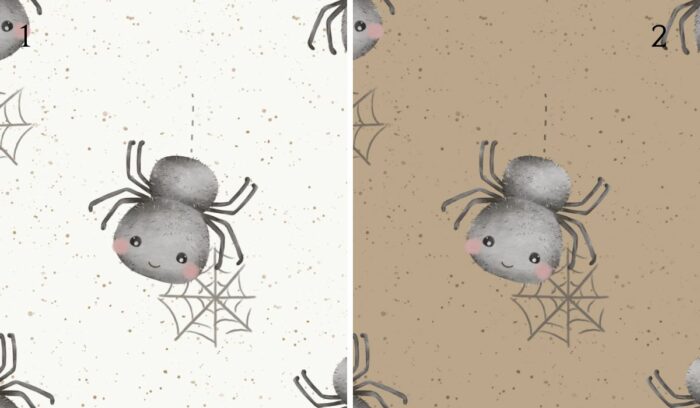 Tissu Imprimé Araignee Adorable Halloween, 2 coloris et 11 tissus au choix – Image 3