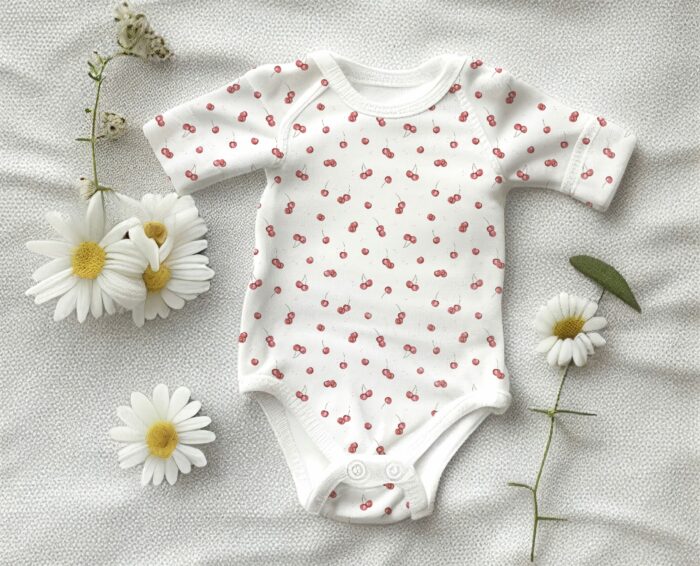 Tissu Imprimé Cerise Fruits, 4 coloris et 10 tissus au choix – Image 6